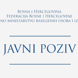 Odluke o utvđivanju konačna rang lista po Javnom pozivu za podnošenje prijava za programe pomoći održivog povratka „Izgradnja i sanacija infrastrukturnih i drugih objekata od značaja za širu društvenu zajednicu u mjestima povratka  na prostoru Bosne i Hercegovine u periodu 2022. i 2023 godine