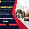 PRELIMINARNA LISTA – Javni poziv za dodjelu novčanih sredstava učenicima srednjih škola povratnicima na ime sufinansiranja troškova prevoza za školsku 2025/2026. godinu