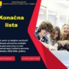 KONAČNA LISTA – Javni poziv za dodjelu novčanih sredstava učenicima srednjih škola povratnicima na ime sufinansiranja troškova prevoza za školsku 2025/2026. godinu